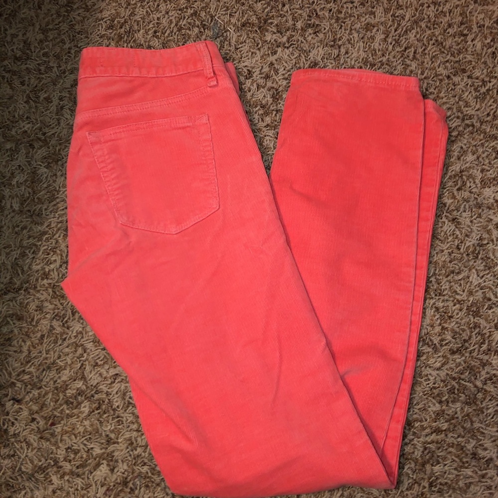 Pink corduroy jeans